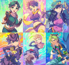 Fanart] Gender Swapped JoJo protagonists (parts 1-6) : r/StardustCrusaders