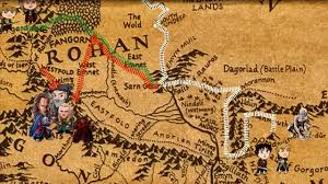 Lord Of The Rings Animated Historic Map Timeline Of Fellowship Travels Youtube