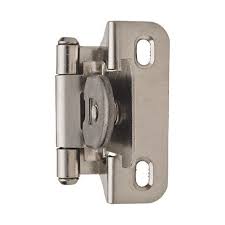 Demountable hinges these hinges allow you to remove the door if you want to do so for cleaning or for other reasons. Amerock Cmr871514 Self Closing Single Demountable Partial Wrap Overlay Hinge 1 4