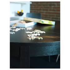 Our extendable dining tables are all made in either italy or portugal, & use top quality mechanisms designed to last. Bjursta Brown Black Extendable Table Ikea
