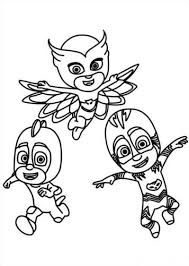 Pj masks coloring pages for kids discover free fun coloring pages inspired by pj masks , and the three characters : Kids N Fun Com 20 Coloring Pages Of Pj Masks