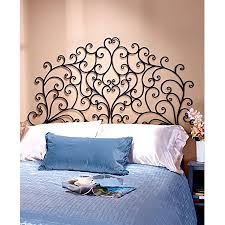 In a large bedroom, a headboard you can attach one to a bed frame, or mount it directly to the wall. Scrolled Wall Mount Headboard Queen Walmart Com Walmart Com