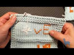 Embroidery technique to embellish knitted fabric, chain stitch and wrap stitch. Pin On Fiber