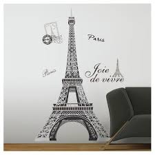 Shabby chic bedding target light hardwood wall decor. Paris Eiffel Tower Decor Target