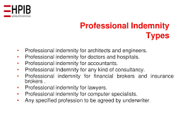 Almost all the insurance providers will have their own panel of qualified lawyers. Professional Indemnity Insurance Architects Engineers Ppt Download