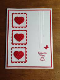 Stampin Up Real Red And Whisper White Cardstock Were Used For This Card Stampin Up Valentine Cards Handmade Valentines Day Cards Handmade Diy Valentines Cards