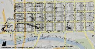 I Ve Superimposed Hoddle S Original Plan For Melbourne Over The Current Google Map You Can See Batman Hill Now An Overpass And Th Melbourne Cartography Map