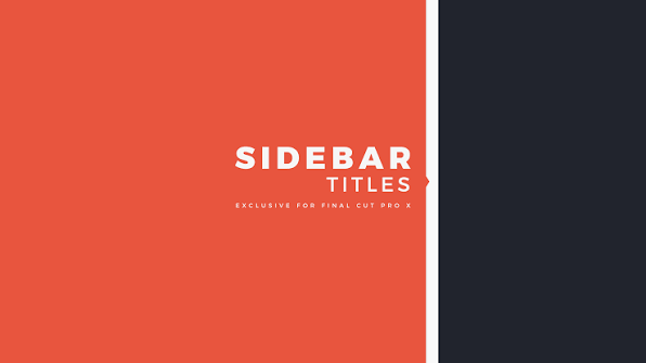 LenoFX – Sidebar Titles for Final Cut Pro