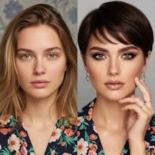 Before and after my haircut today.What do you think about this change!