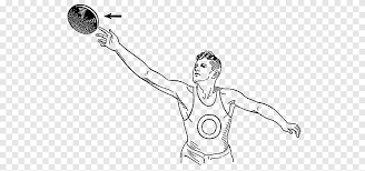 El lanzamiento correcto y seguro de un disco requiere el conocimiento de una técnica de lanzamiento especial que implica girar el cuerpo varias veces y liberar un objeto en forma de plato de la mano hacia el aire. Lanzamiento De Disco Dibujo Pista Y Campo De Lanzamiento Diverso Mano Png Pngegg