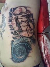 Sold by crenstone and ships from amazon fulfillment. Tattoos Color Side Tattoo Ribs Nightmare Before Christmas Jack Skeleton King Cartoon Moon Tattoo Com