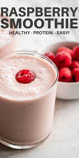 Raspberry Smoothie Real Vibrant Recipe In 2020 Raspberry Smoothie Raspberry Smoothie Recipes Raspberry Smoothie Healthy