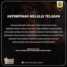 Prosa tradisi kepimpinan melalui teladan 1. Facebook