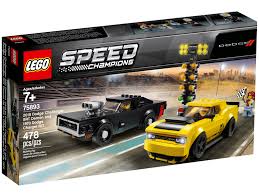 These cars are not interchangeable, though. 2018 Dodge Challenger Srt Demon Und 1970 Dodge Charger R T 75893 Speed Champions Offiziellen Lego Shop De