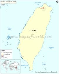 Jul 25, 2021 · taiwan, island in the western pacific ocean that lies roughly 100 miles (160 km) off the coast of southeastern china. Where Is Taipei Location Of Taipei In Taiwan Map