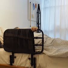 The rail is reversible, fits any home or hospital bed, and adapts to appropriate height for varying mattress thicknesses from 12 to 18 inches. Stander Ez Adjust Bed Rail For Fall Prevention Eldercare Market