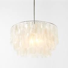 Capiz Round Chandelier