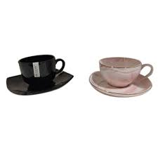 27 pc handmade turkish arabic coffee cup saucer decorated crystal set (gold). Hi Luxe Ceramic Tea Cups Saucer Set For Serving Rs 400 Box Id 21513399433