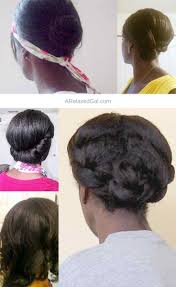 ▶︎ a heat protecting serum like fantasia ic (pink bottle) is an inexpensive but brilliant choice. 10 No Heat Hairstyle Tutorials For Relaxed Hair A Relaxed Gal