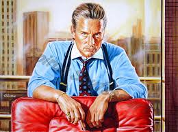 Wall street wants to be a shrewd piece of movie making, our own insider's tip, but it's tinny and thin and close to moral bankruptcy. Michael Douglas Gordon Gekko Wall Street Canvas Print Movie Poster