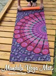 Saved by oakstream health, fitness + fashion. Tutorial Gorgeous Mandala Yoga Mat Sewing Craftgossip Diy Yoga Yoga Mats Design Yoga Mat