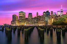 Find the perfect sunset city skyline stock photos and editorial news pictures from getty images. New York City Skyline At Sunset In Long Exposure Photography By Thomas Jones Photography Artmajeur