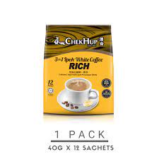 Let's answer in a different way today. 3 In 1 Ipoh White Coffee Rich Chek Hup Ipoh White Coffee