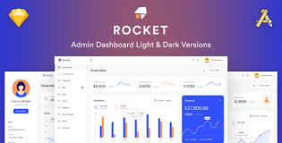 In other usage, dashboard is another name for progress report or report and considered a form of data. Rocketboard Admin Dashboard Ui Kit Charts Kit Sketch Template By Arttemplate Stylelib