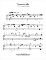 Pin By Nelie Inay On Easy Accordeon Music Sheet Dire Straits Romeo And Juliet Sheet Music