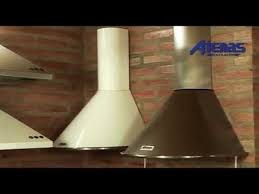 Las campanas de cocina decorativas están diseñadas en diferentes acabados, tamaños y formas, sin renunciar a ninguna de las prestaciones. Campanas De Cocina Atenas Ventilacion Youtube
