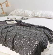 simply crochet blanket crejjtion crochet blanket monochrome possible christmas gift yatak ortusu krose battaniye yatak