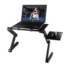Etpark Ordinateur Tablette Aluminium Reglable Table De Lit Pliable Pour Pc Support Pliant Bureau Ordinateur Portable Bureau Pliant Support Ordinateur Portable