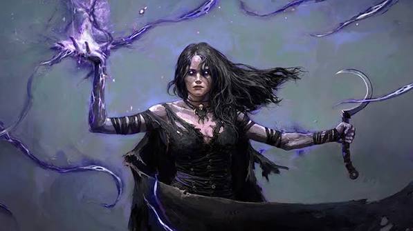 I still can't imagine how a witch is a necromancer. I didn't know that the  Harvester and the Reaper taught a witch to revive the dead? Even here it's  about learning from