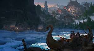 pin by kasia bech on digital art environment scenic art scenery paintings fantasy landscape