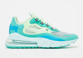 Nike Air Max 270 React Black And Blue Nike Air Max 270 React Ao4971 301 Hyper Jade Store List Sneakernews Com Nike Air Max Air Max 270 Nike Air
