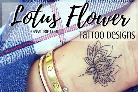 A lotus flower tattoo is not just a design that's attractive to look at, as in addition the lotus flower has a deeply spiritual meaning. 61 Best Lotus Flower Tattoo Designs Meanings 2021 Guide
