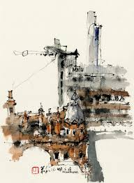 Urban Sketchers Show The World One Drawing At A Time Urban Sketching Urban Sketchers Architecture Sketch