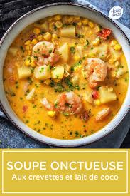 Soupe Onctueuse Aux Crevettes Et Lait De Coco Recette Hellofresh Recept Romige Soep Soep Kokosmelk