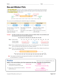 A box and whisker plot shows the minimum value, first quartile, median, third quartile and maximum value of a data set. 27 Box And Whisker Plot Free To Edit Download Print Cocodoc