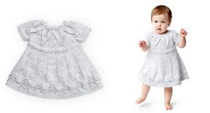Knitting is an analog experience of history. Fairy Leaves Knitted Dress Free Knitting Pattern