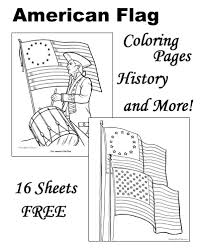 This freebie includes 2 coloring pages of the united states flag. American Flag