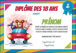 Check spelling or type a new query. Carte Diplome Anniversaire Humour 18 Ans A Imprimer Carte 3237