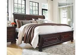 Heritage court arched sleigh bedroom collection from legacy. Porter Ashley Furniture Homestore