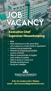 Loker cleaning service updated their cover photo. Information Lowongan Kerja Di Emerald Lawn Resort Medan April 2021 Pekan Informasi