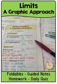An Introduction To Calculus Limits Using A Graphic Approach For Precalculus Students Is Complete With Foldables Or Guided Precalculus Calculus Calculus Teacher