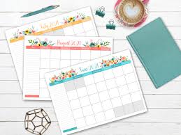 Use the free printable 2021 calendar to write down special dates and important events of 2021, use it on school, workplace, desk, wall, and. Free Printable 2021 Floral Calendar Carrie Elle