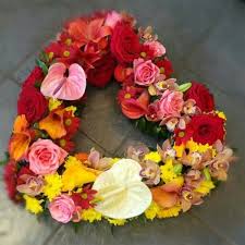 'crossgates interflora florist, arts and flowers ltd, leeds, ls15 8ba.' Funeral Flowers Arts Flowers Leeds