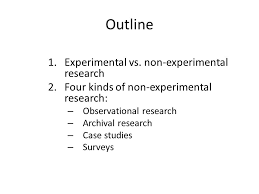 Google has many special features to help you find exactly what you're looking for. Non Experimental Designs Outline 1 Experimental Vs Non Experimental Research 2 Four Kinds Of Non Experimental Research Observational Research Archival Ppt Download