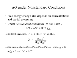 Wait, so are you guys saying that the equation dg = dg0 + rtlnk or dg = dg0 + rtlnq is the general equation that can be applied in any condition, and the equation Ppt Chemical Thermodynamics Powerpoint Presentation Free Download Id 1794395