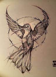 Hummingbird Tattoo Hummingbird Tattoo Hummingbird Tattoo Black Bird Drawings